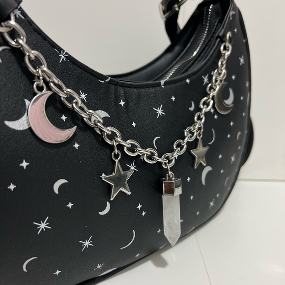 Moon Crystal Crescent Crossbody Bag - Picture 4 of 4